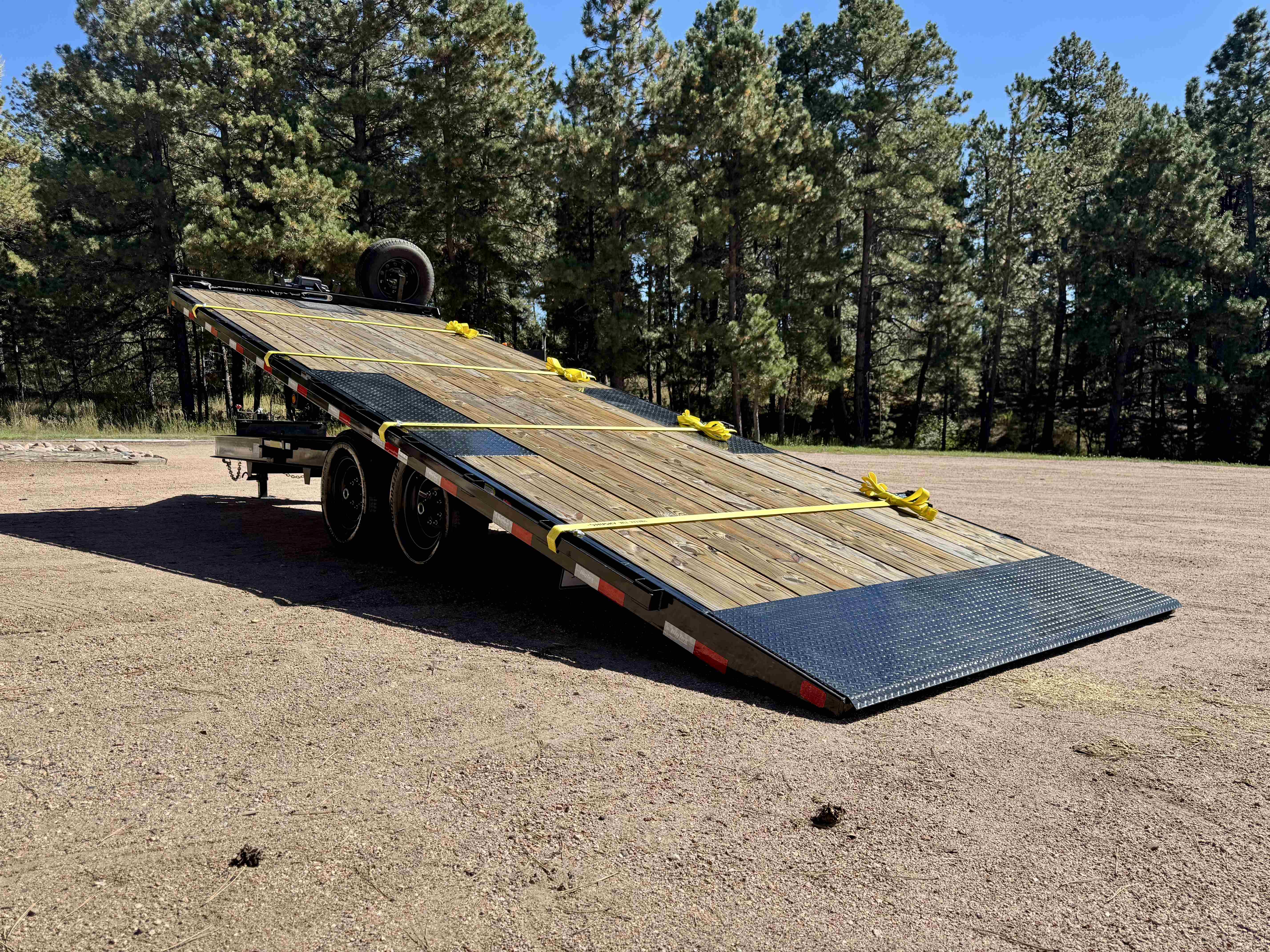22' Full Tilt Flatbed Trailer