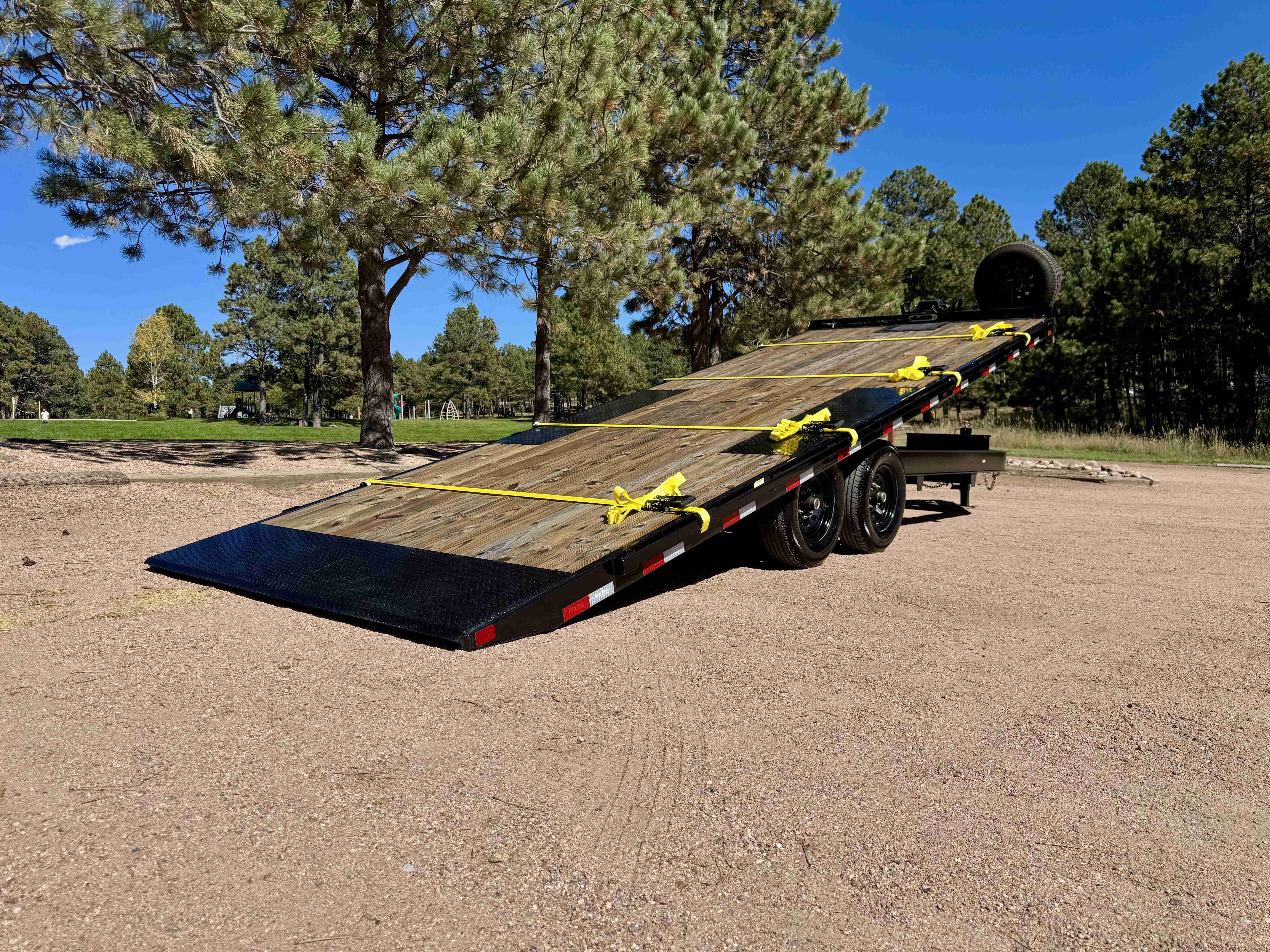 24' Full Tilt Flatbed Trailer